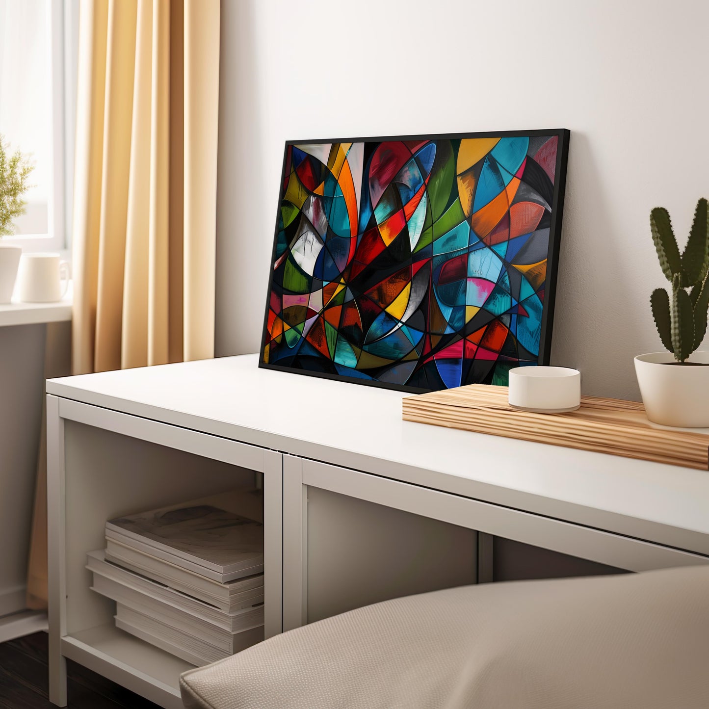 Kaleidoscope Dreamscape | Brushed Aluminum Print