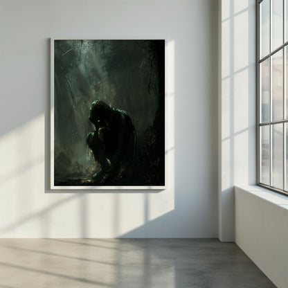 Whispers of the Forgotten Shadow | Metal Framed Poster