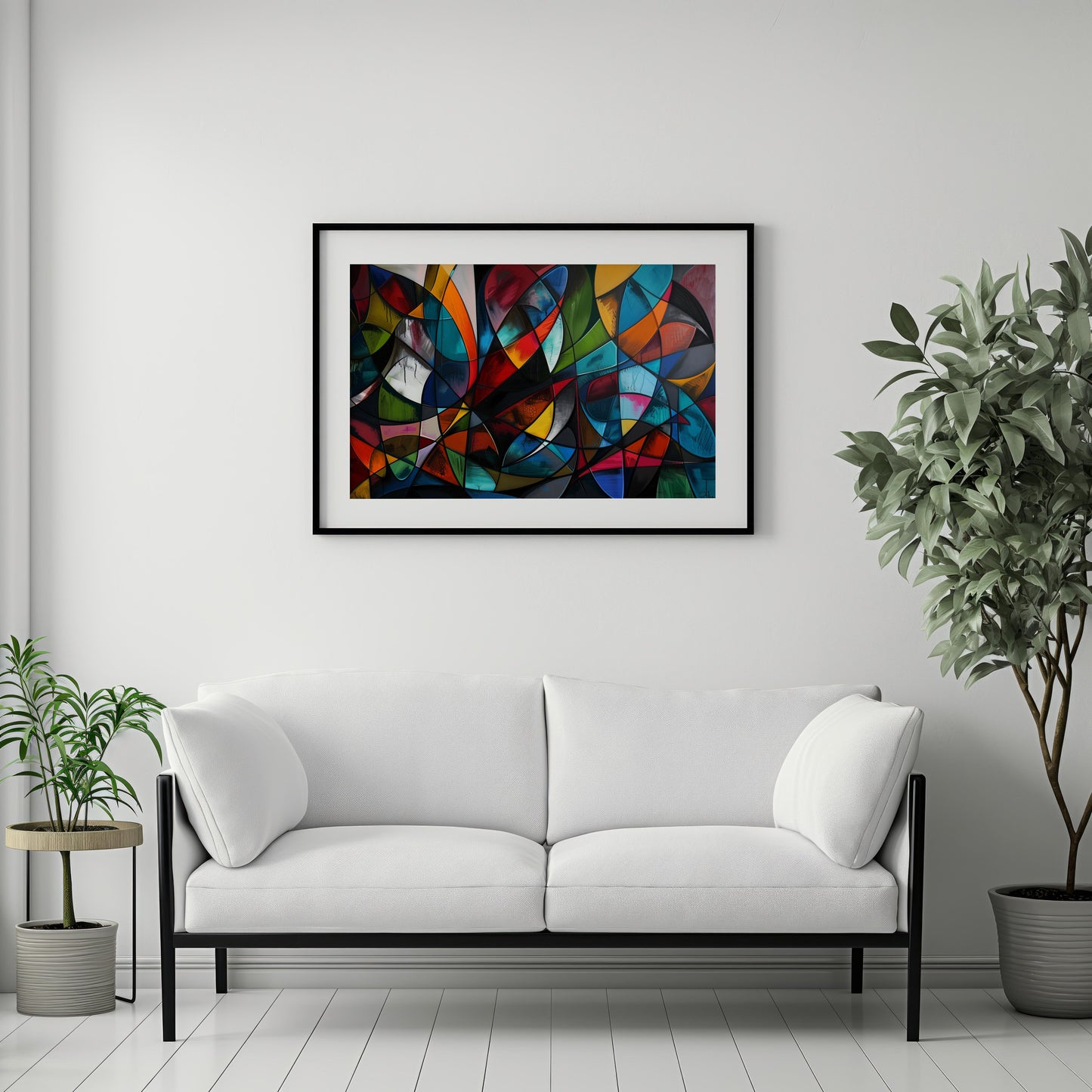 Kaleidoscope Dreamscape | Wooden Framed Poster