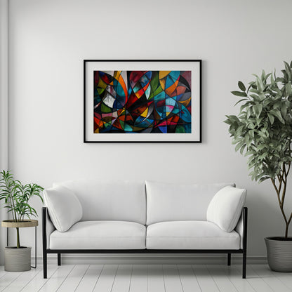 Kaleidoscope Dreamscape | Metal Framed Poster