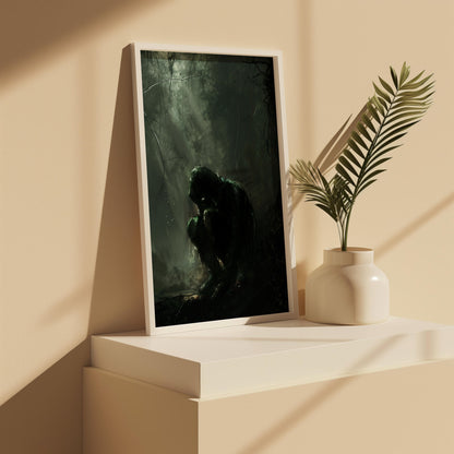 Whispers of the Forgotten Shadow | Premium Wooden Framed Poster