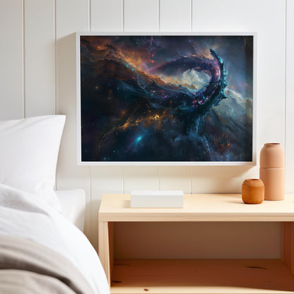 Nebula Serpent | Poster with Hanger