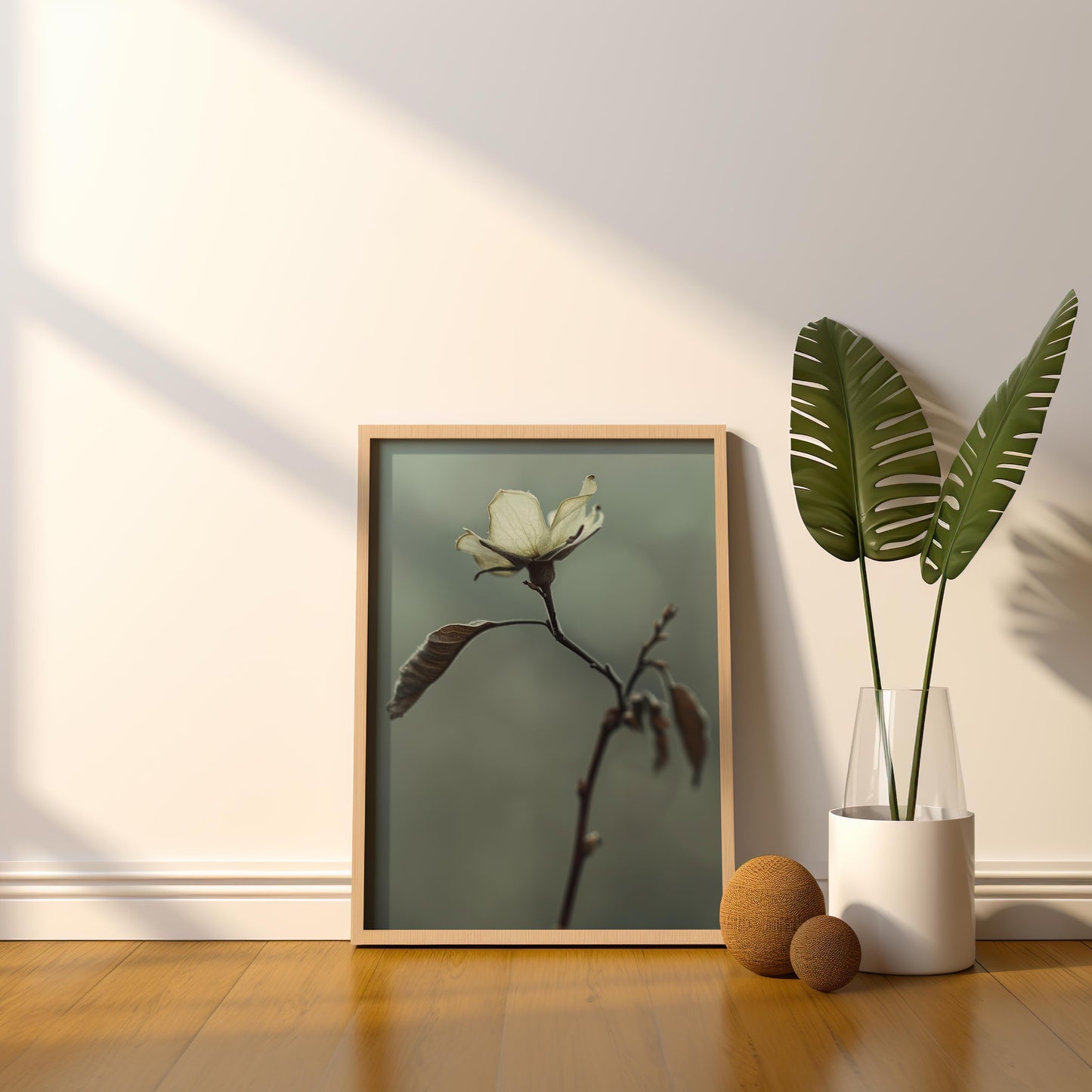 Elegance in Repose | Wooden Framed Poster