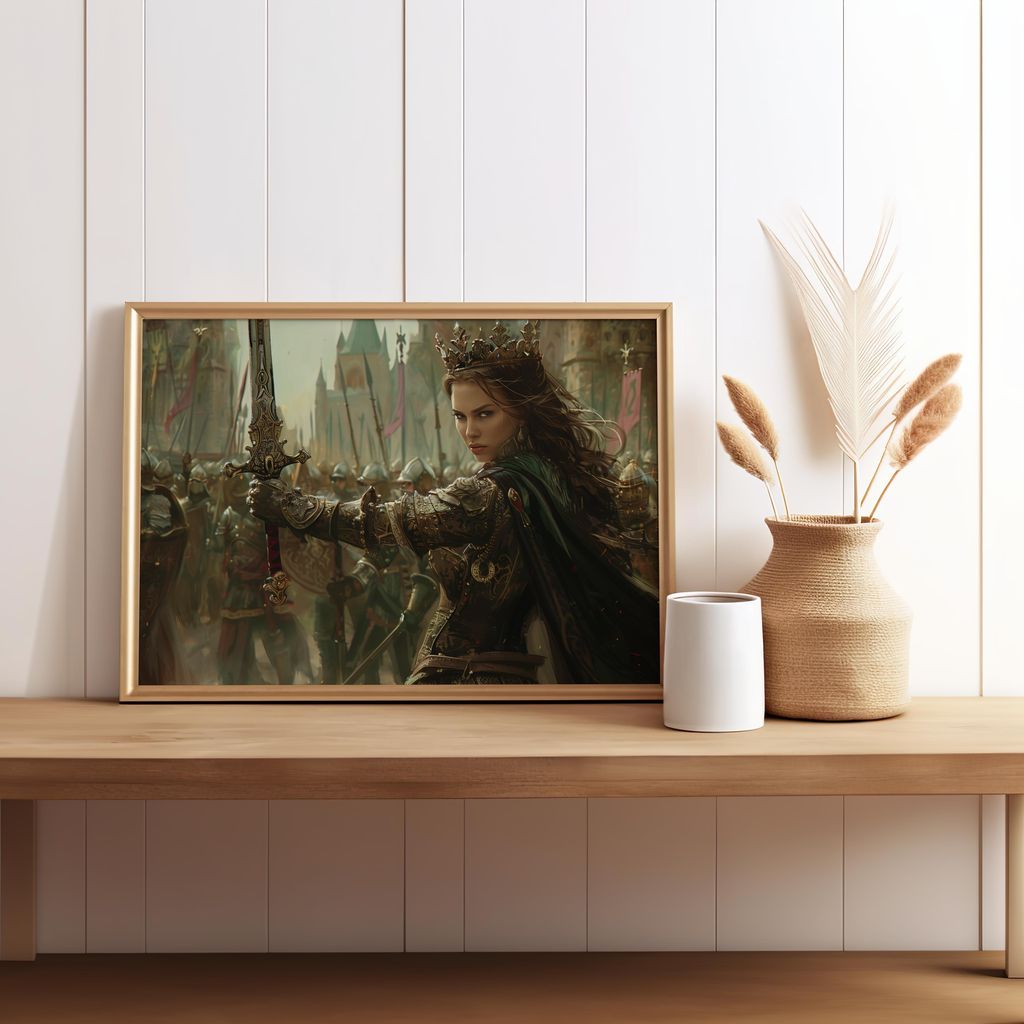 The Resolute Queen | Wooden Framed Poster