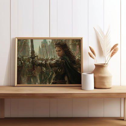 The Resolute Queen | Premium Wooden Framed Poster