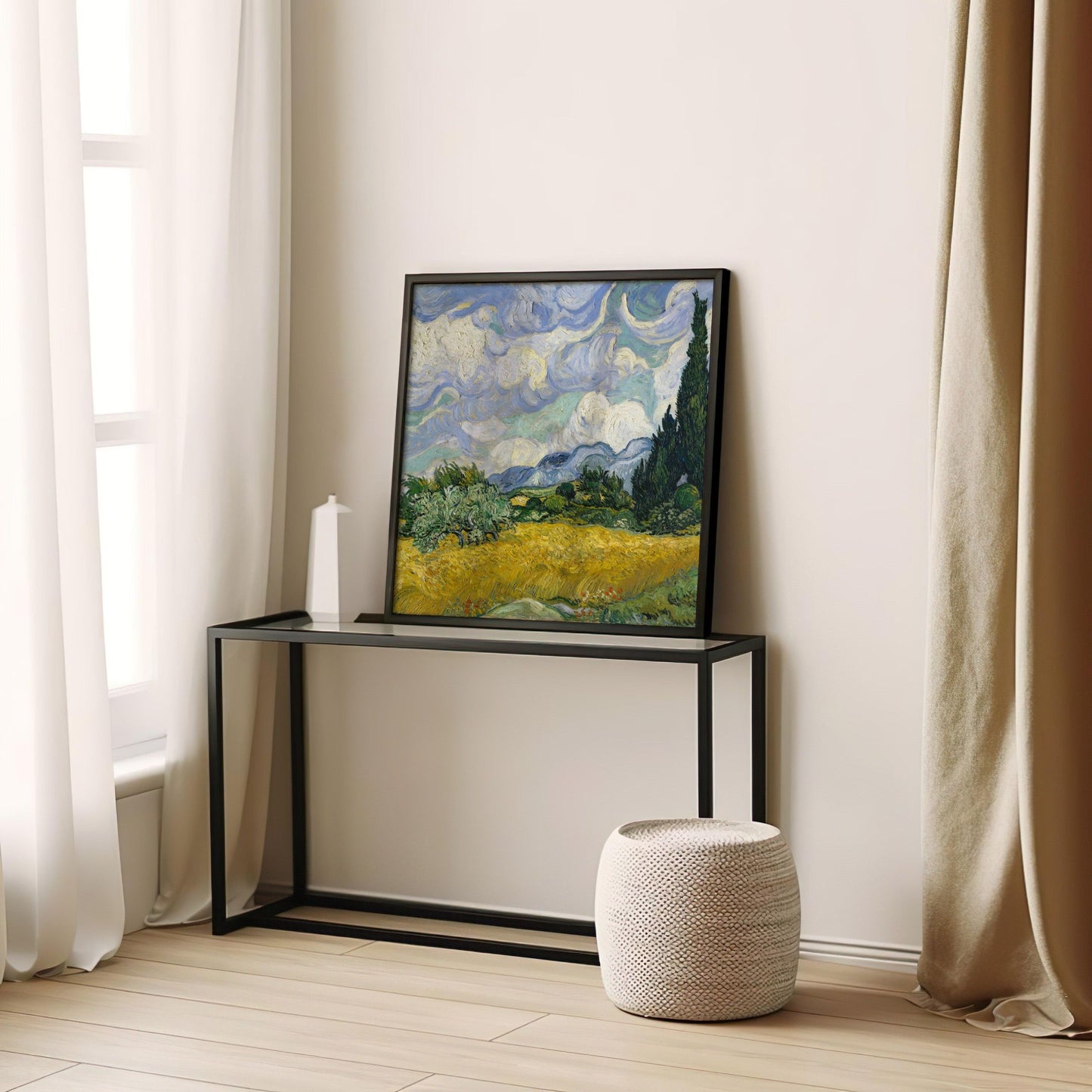 Wheat Field with Cypresses | Acrylic Print