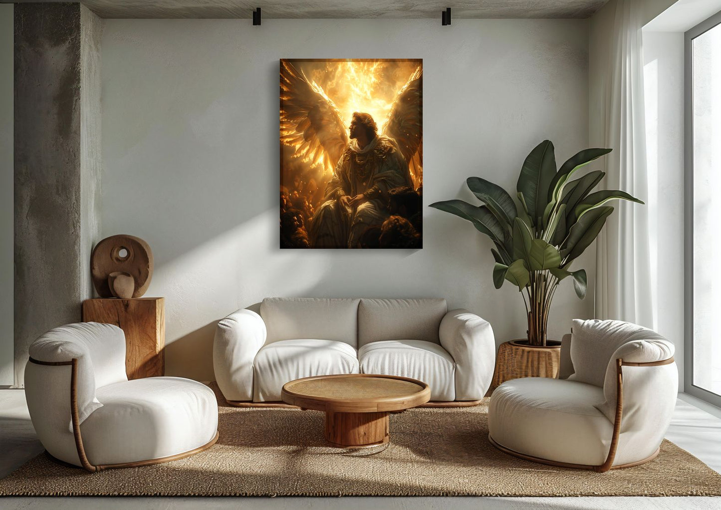 The Radiant Guardian | Brushed Aluminum Print