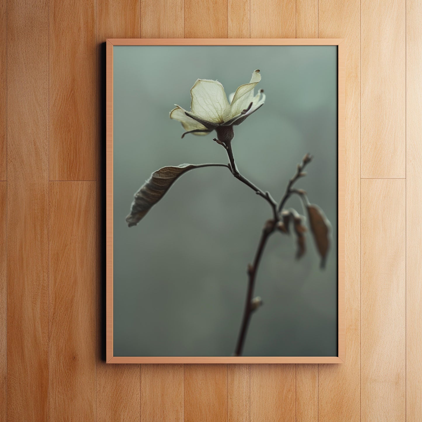 Elegance in Repose | Wooden Framed Poster