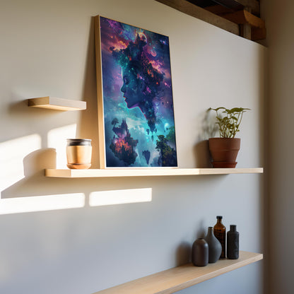 Cosmic Dreamscape | Brushed Aluminum Print