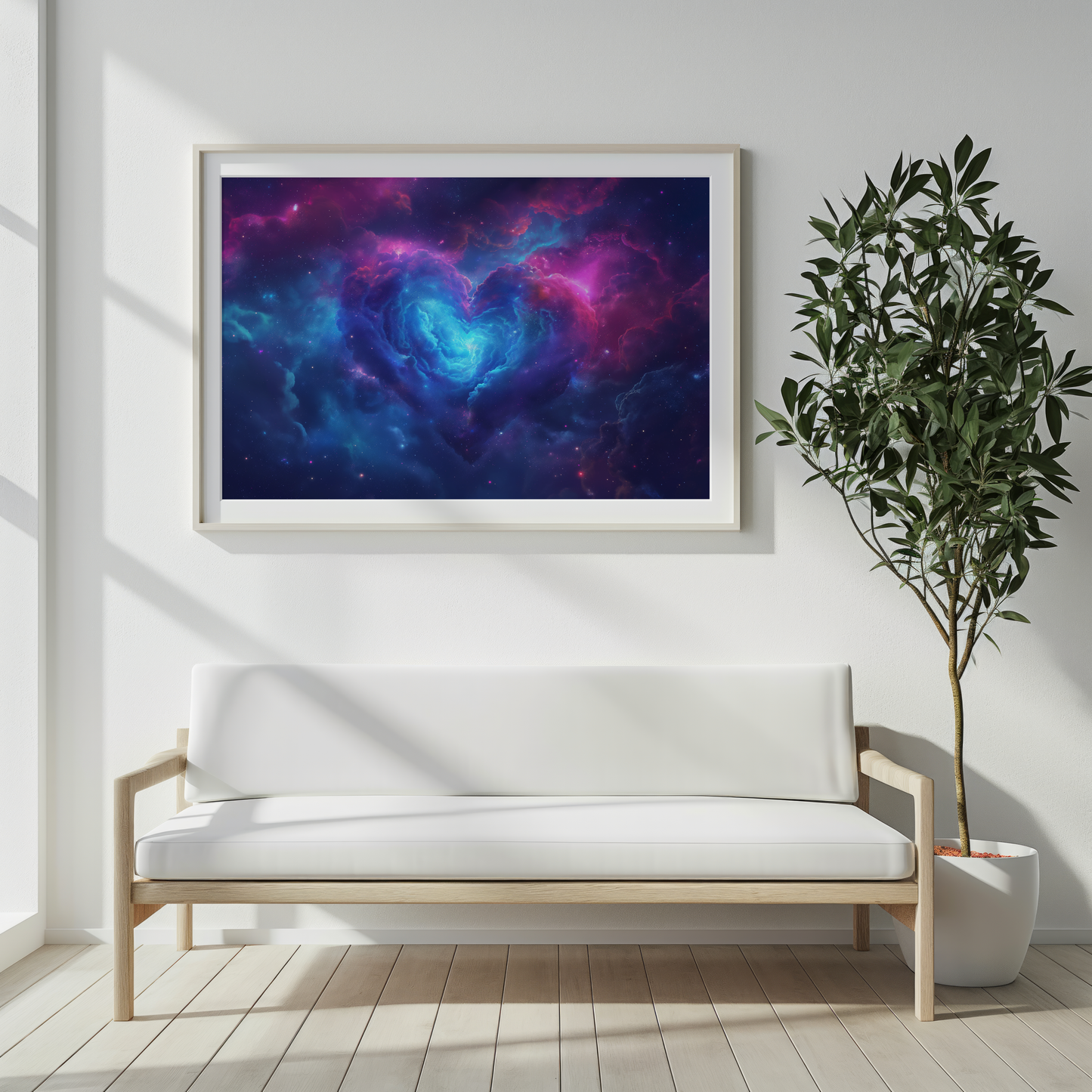 Embrace of the Cosmic Heart | Canvas