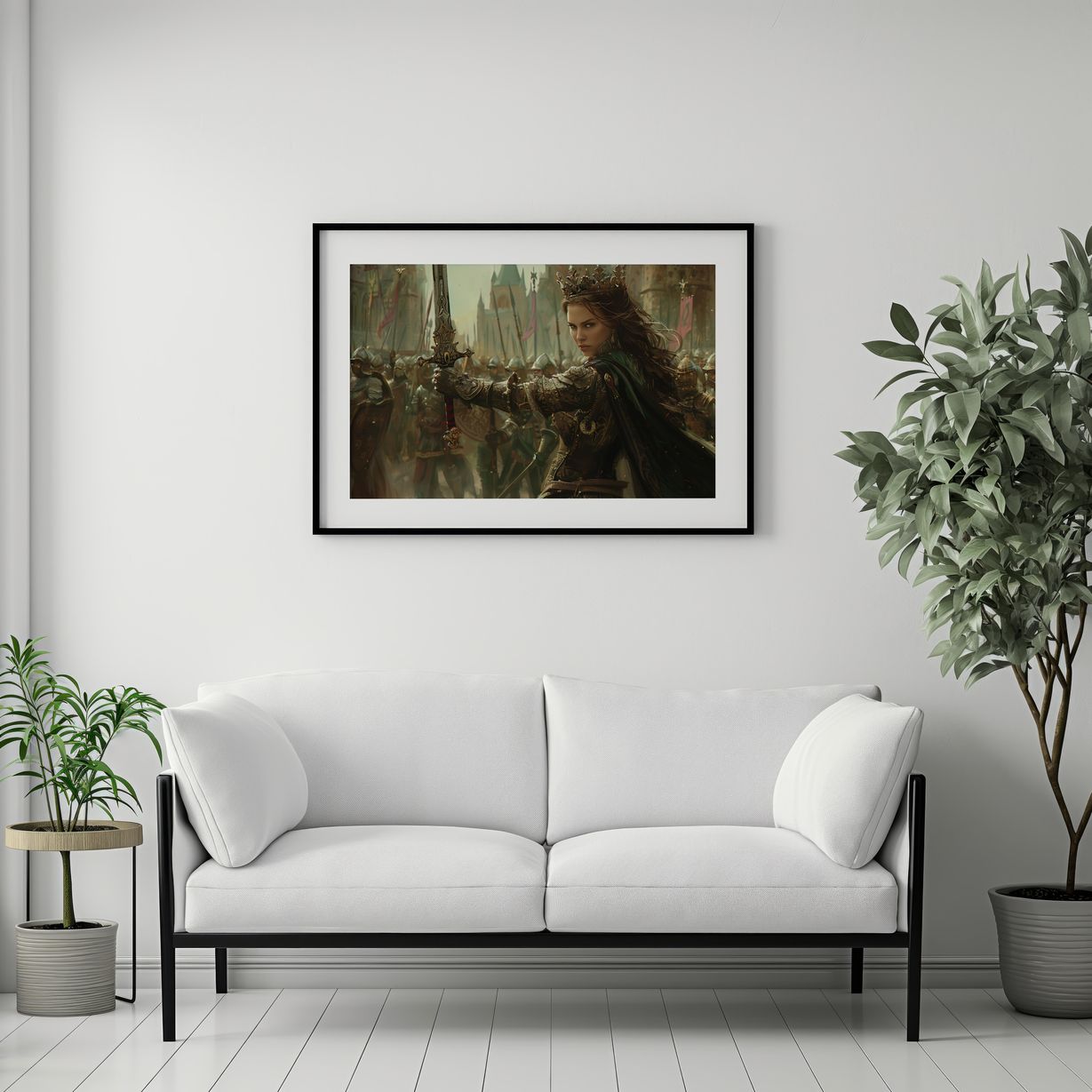 The Resolute Queen | Wooden Framed Poster