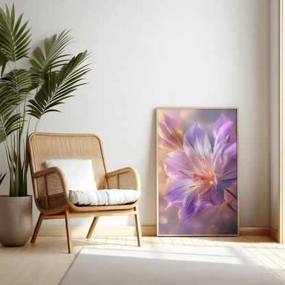 Whispering Petals | Wooden Framed Poster