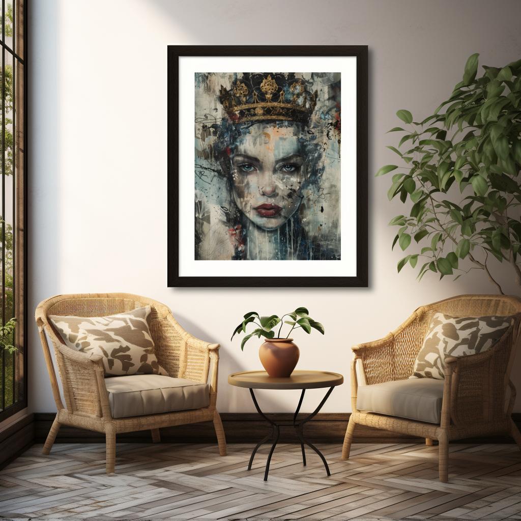 Crowned in Shadows | Acrylic Print