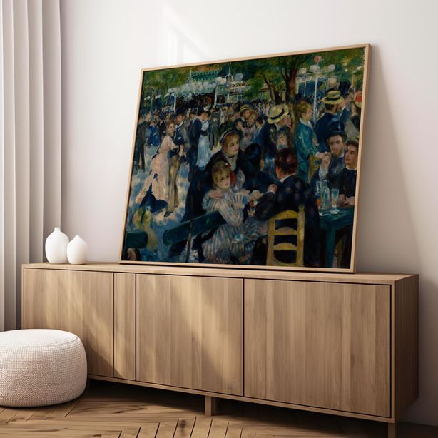 Dance at Le Moulin de la Galette | Brushed Aluminum Print