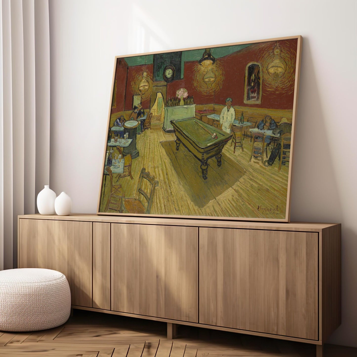 The Night Café | Premium Wooden Framed Poster