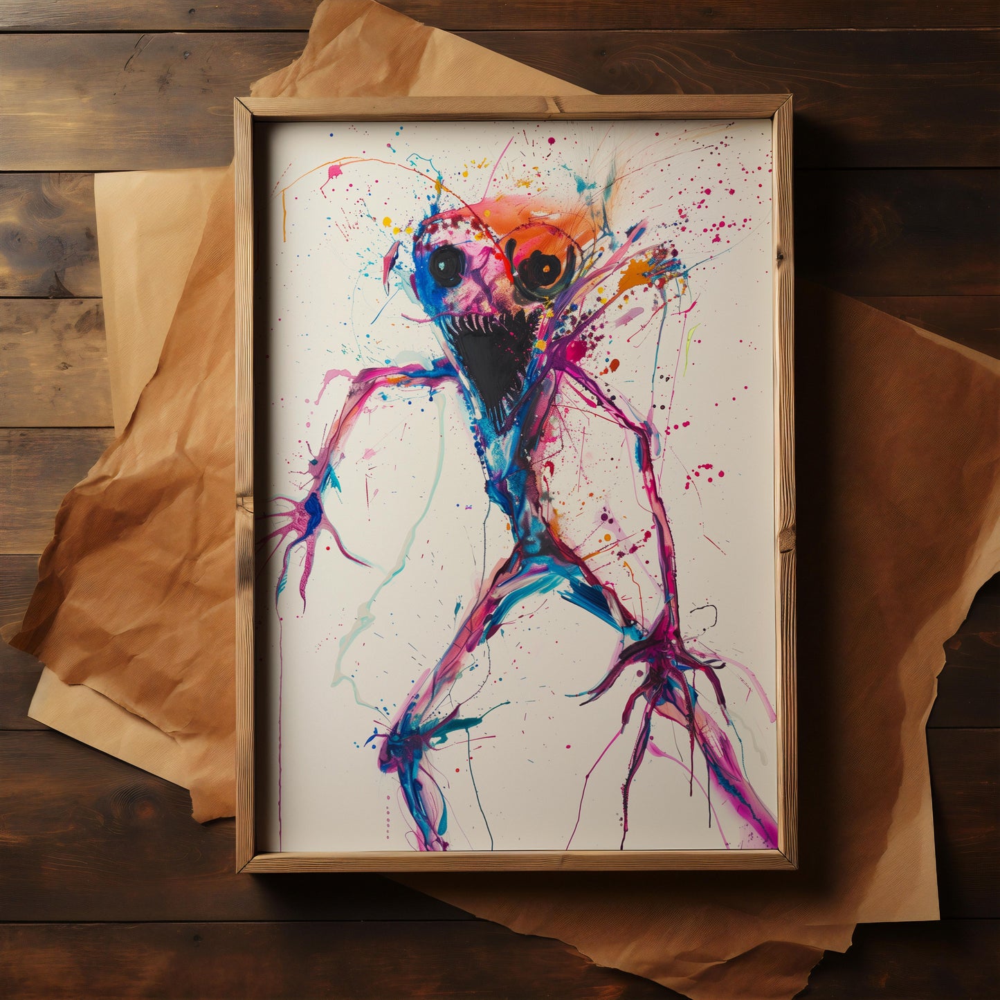 Rhapsody of Whimsy | Premium Wooden Framed Poster