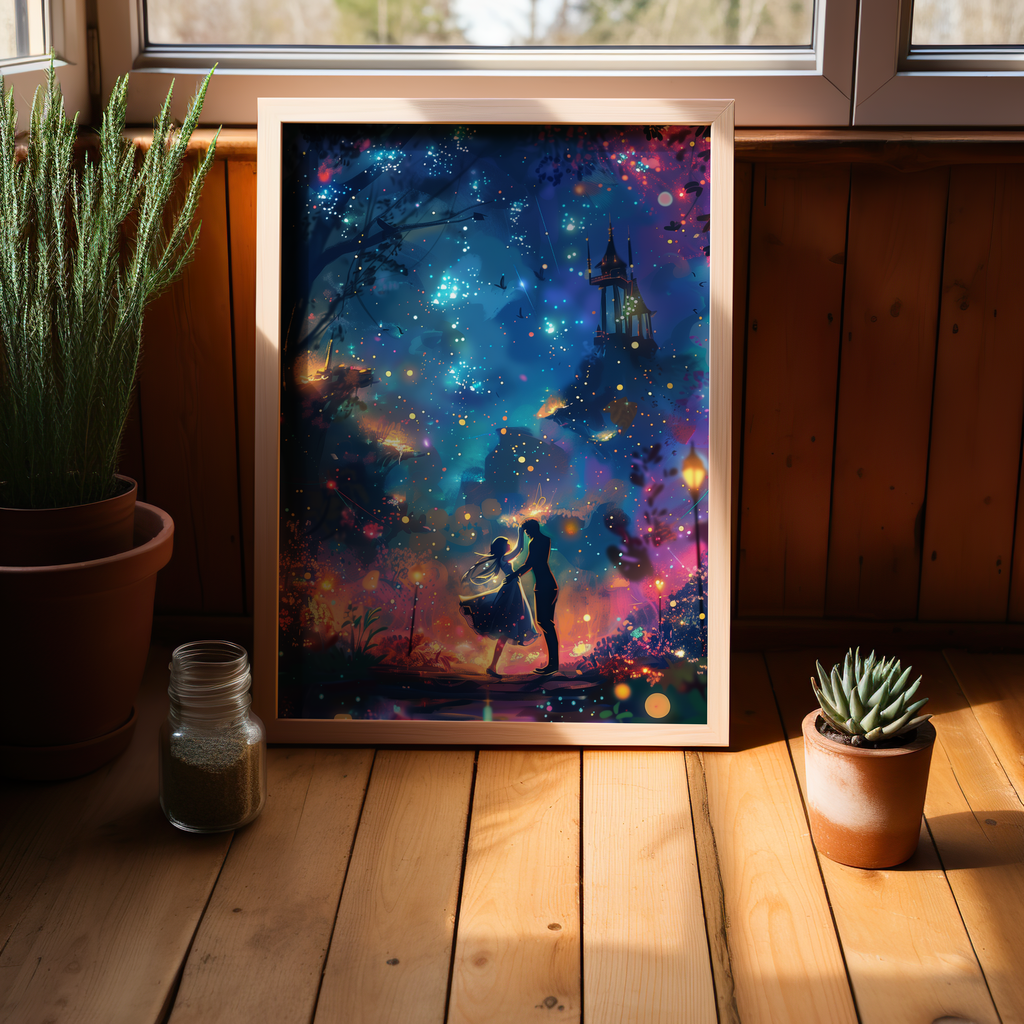 Enchanted Evening Waltz | Wooden Framed Poster