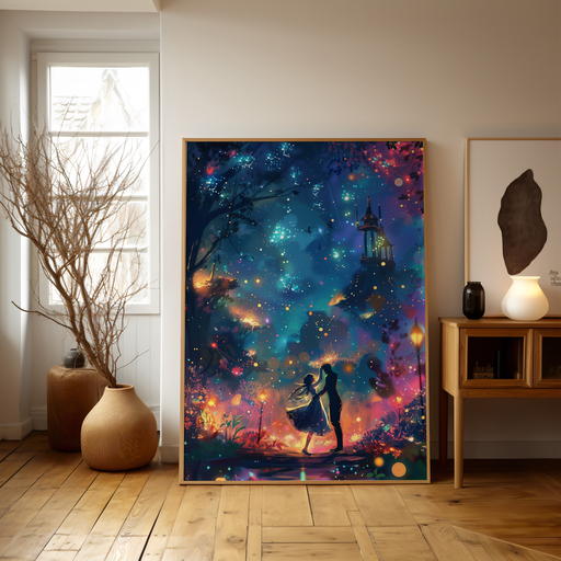 Enchanted Evening Waltz | Wooden Framed Poster