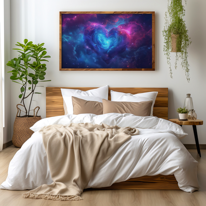 Embrace of the Cosmic Heart | Acrylic Print