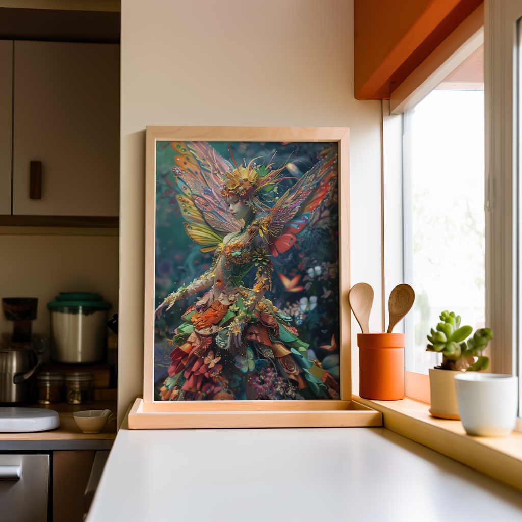 Monarch of the Enchanted Grove | Metal Framed Poster