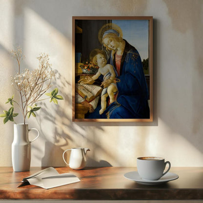 The Virgin and Child< | Brushed Aluminum Print