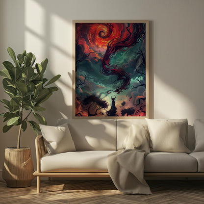 Vortex of the Enchantress | Wooden Framed Poster