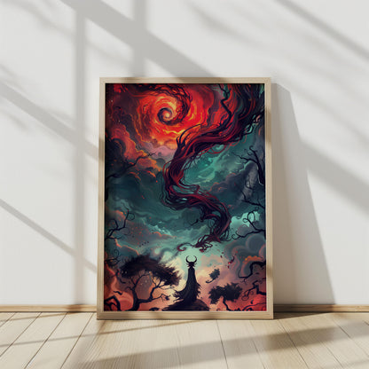 Vortex of the Enchantress | Wooden Framed Poster