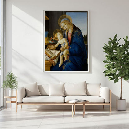 The Virgin and Child< | Brushed Aluminum Print