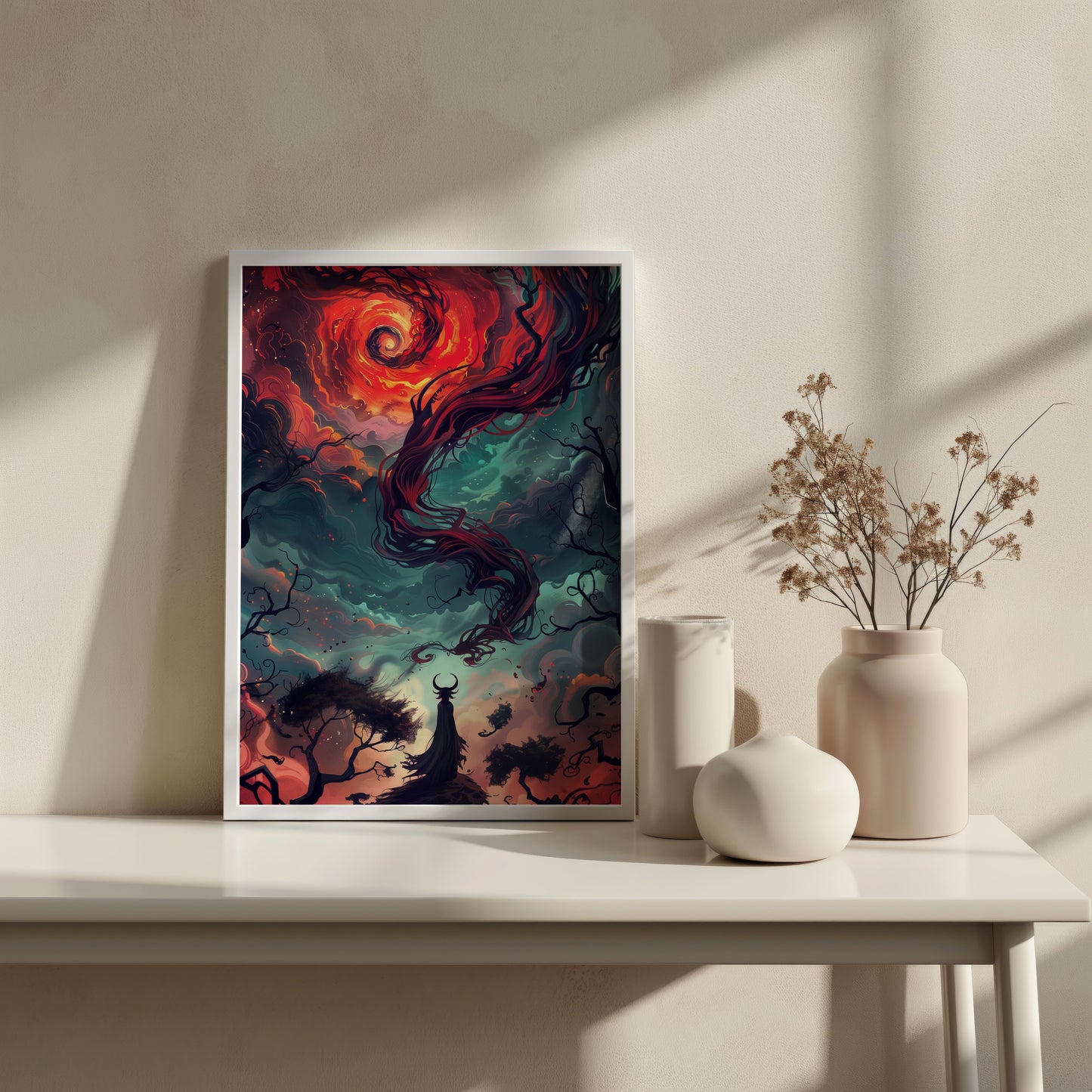 Vortex of the Enchantress | Premium Wooden Framed Poster