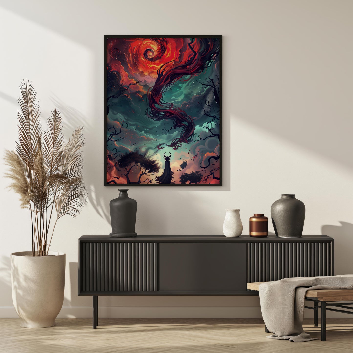 Vortex of the Enchantress | Premium Wooden Framed Poster