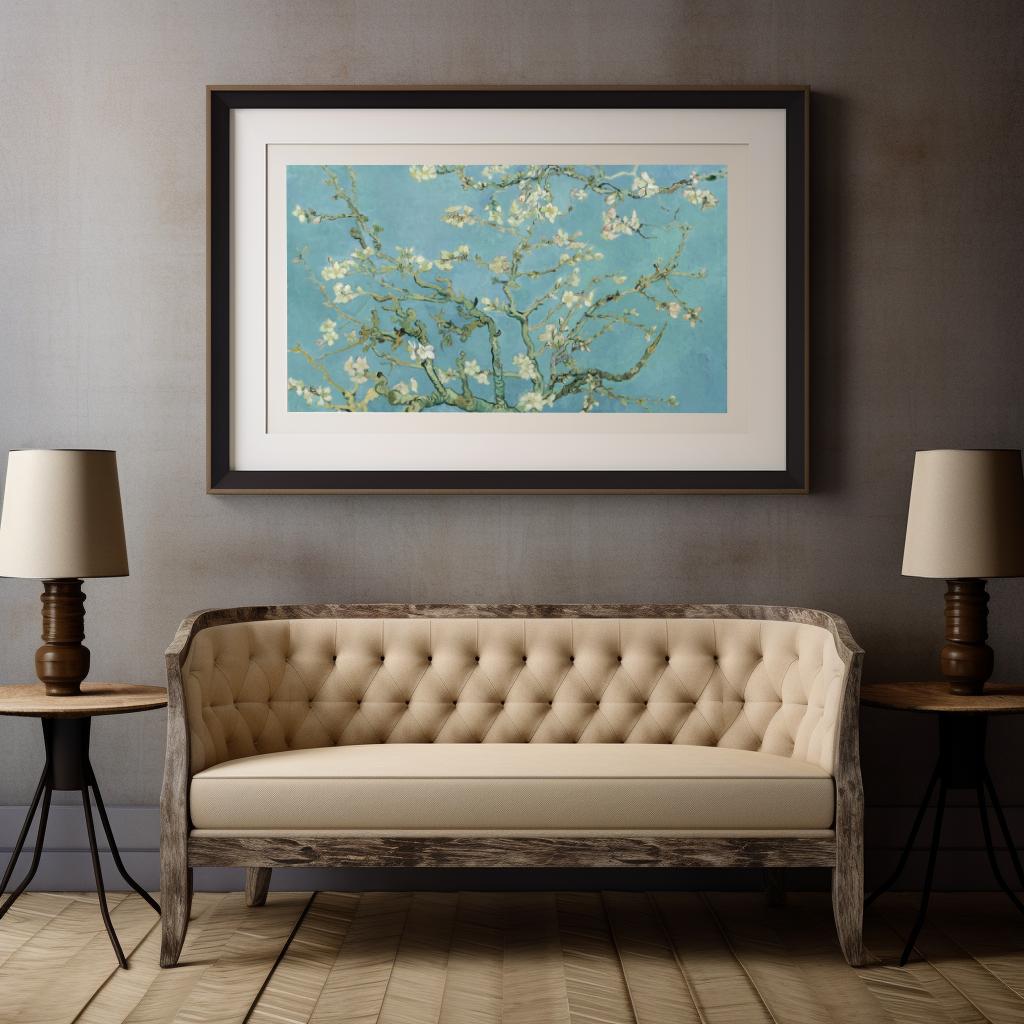 Almond Blossoms | Brushed Aluminum Print