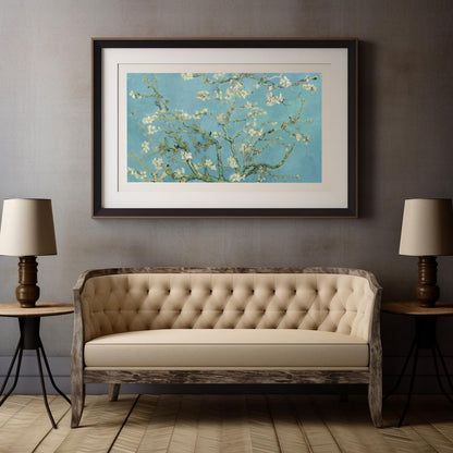 Almond Blossoms | Brushed Aluminum Print