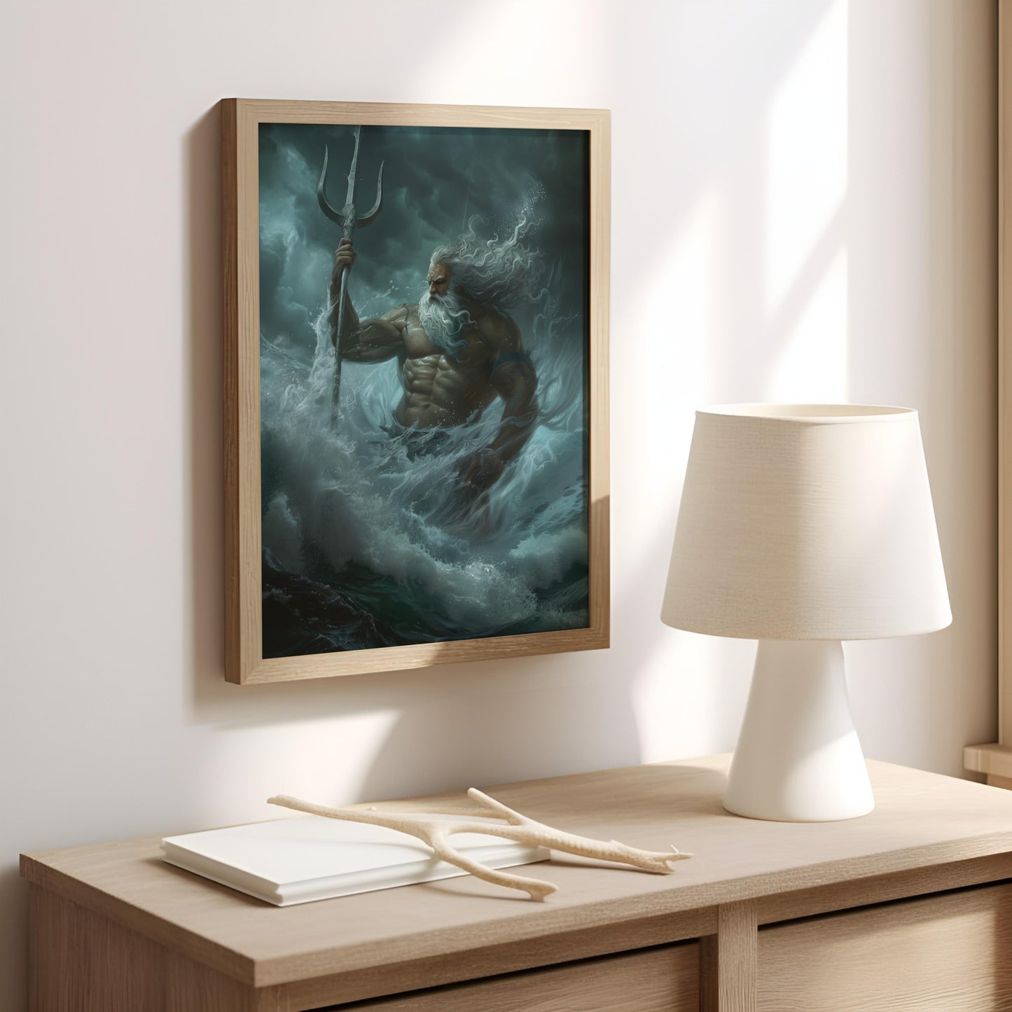 Poseidon's Fury | Metal Framed Poster