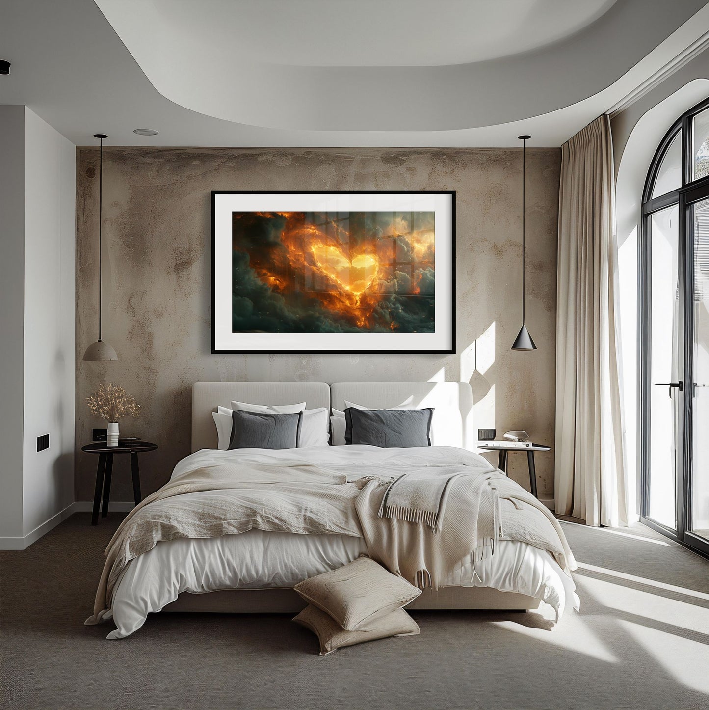 Heart of the Inferno | Brushed Aluminum Print