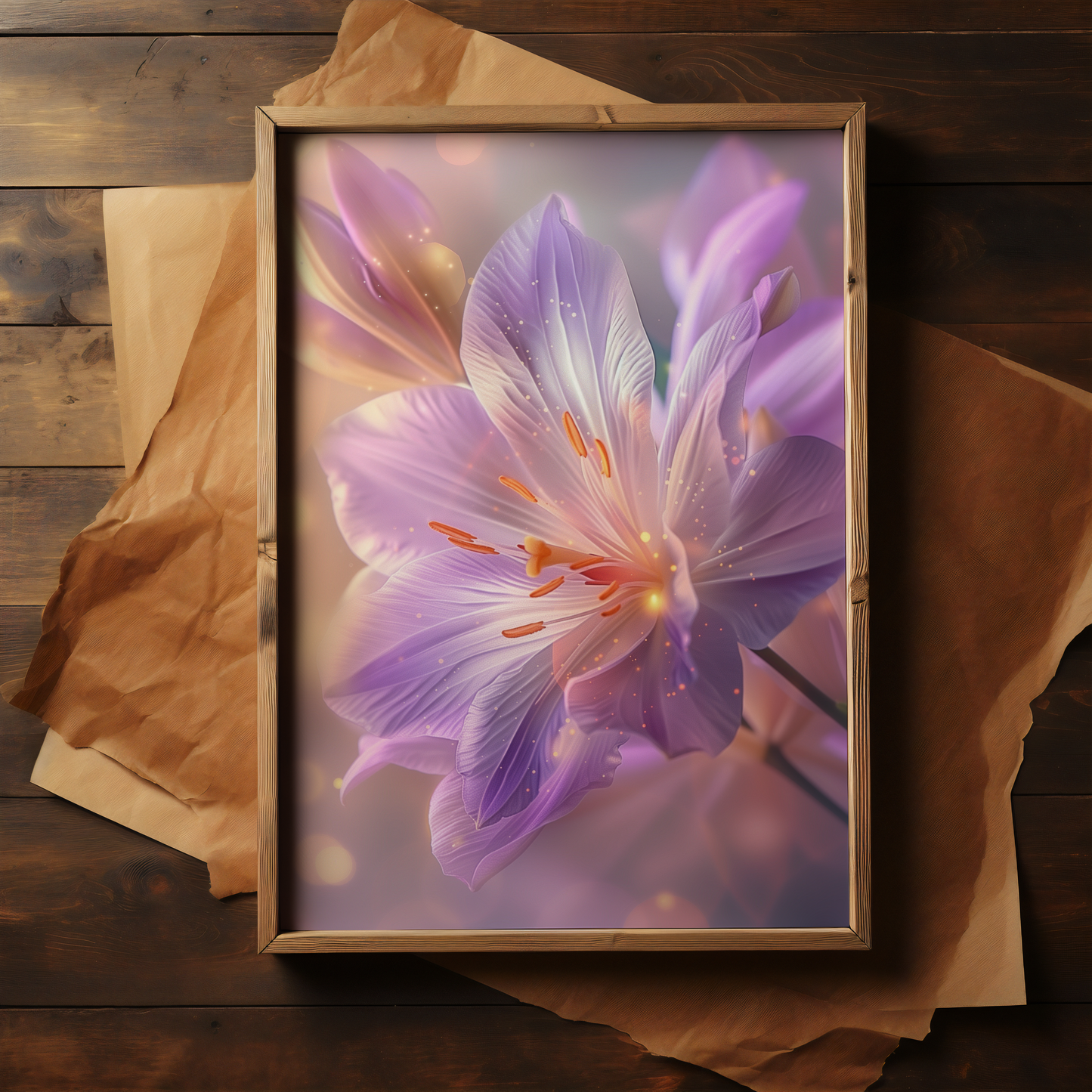 Whispering Petals | Wooden Framed Poster