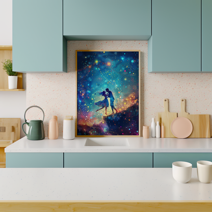 Cosmic Dance of Love | Poster with Hanger