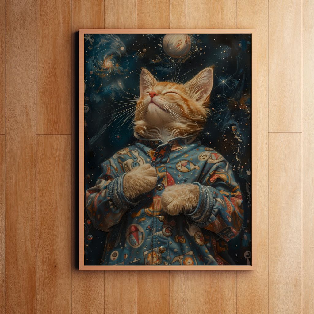 Galactic Dreams | Premium Wooden Framed Poster