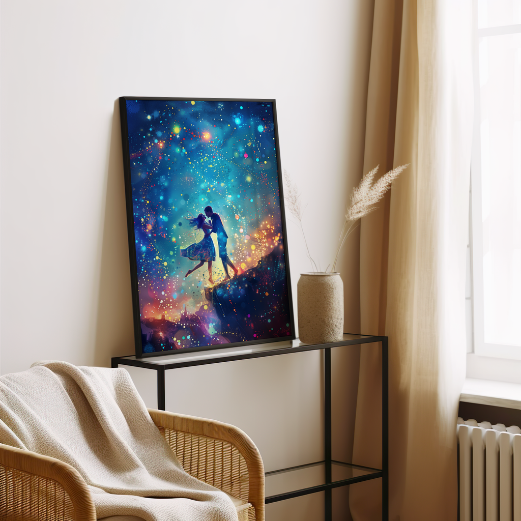 Cosmic Dance of Love | Acrylic Print