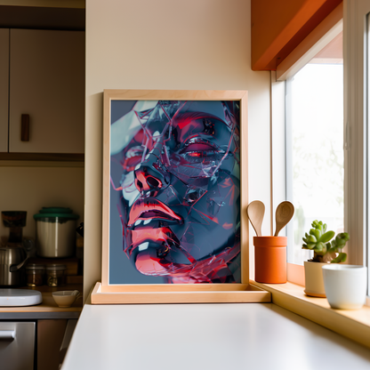 Fragmented Essence | Brushed Aluminum Print