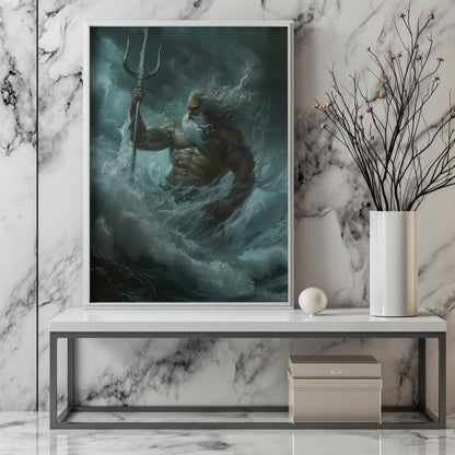 Poseidon's Fury | Wooden Framed Poster