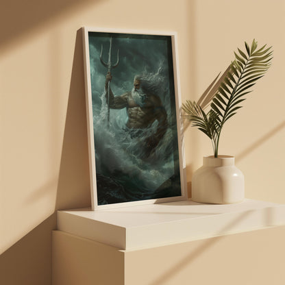 Poseidon's Fury | Brushed Aluminum Print