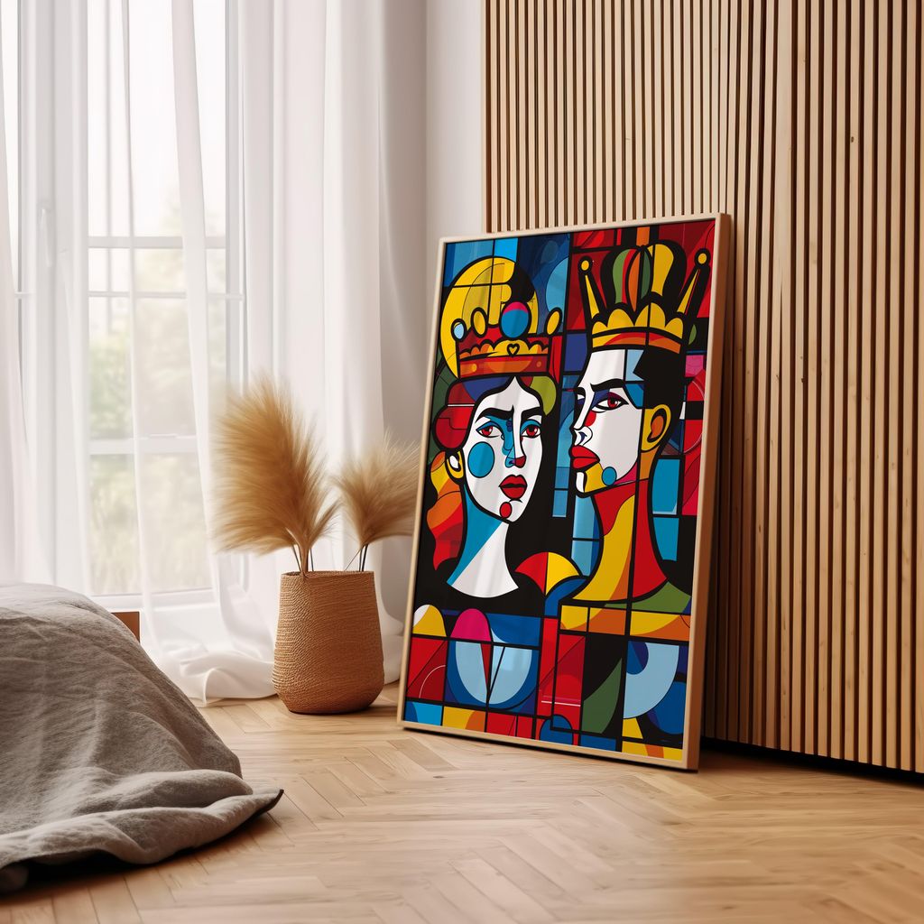 A Pop Art Royalty | Wooden Framed Poster