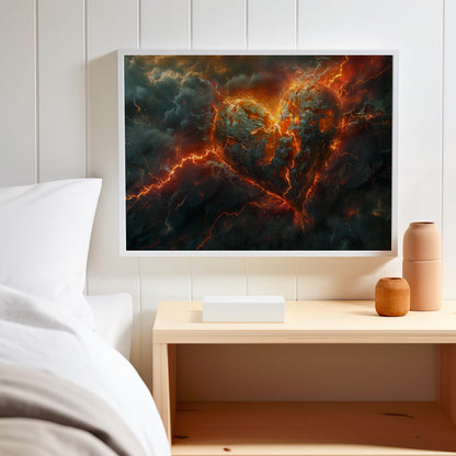 Heart of the Cosmos | Wooden Framed Poster