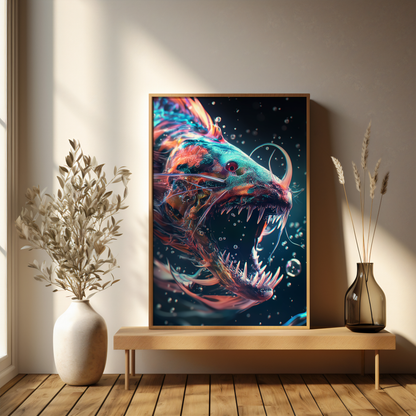 Abyssal Majesty | Brushed Aluminum Print