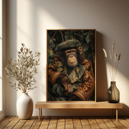 The Regal Observer | Wooden Framed Poster