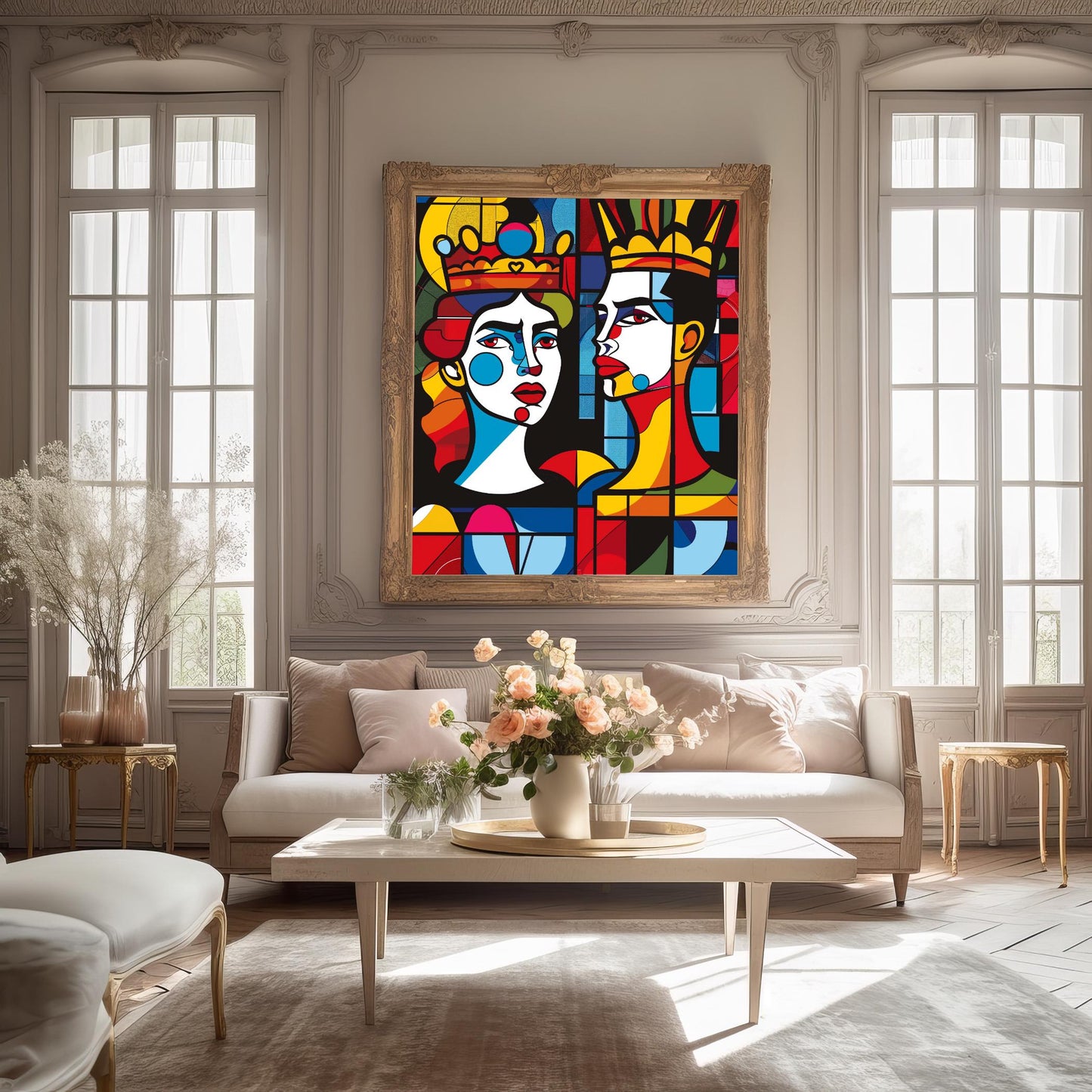 A Pop Art Royalty | Wooden Framed Poster