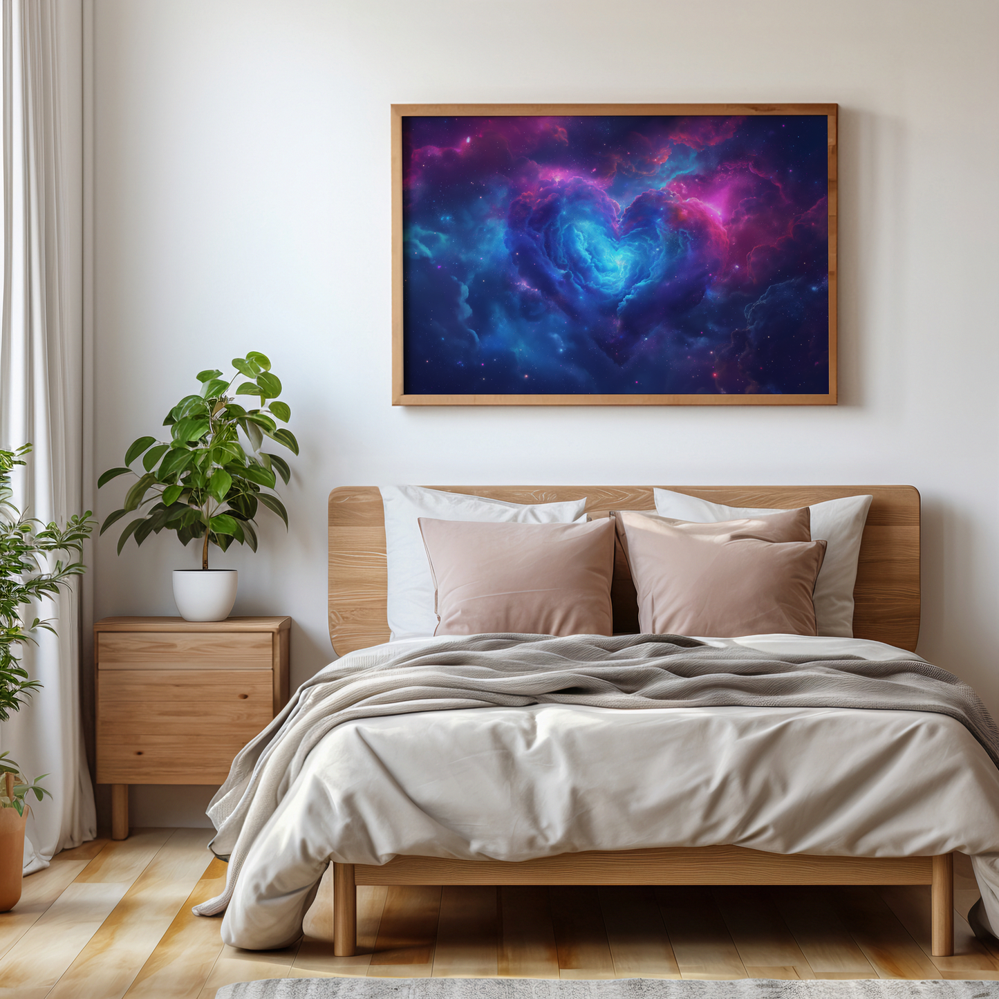 Embrace of the Cosmic Heart | Poster Print