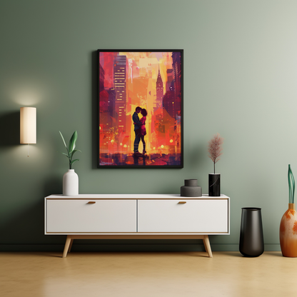 Urban Romance | Wooden Framed Poster