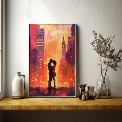 Urban Romance | Metal Framed Poster