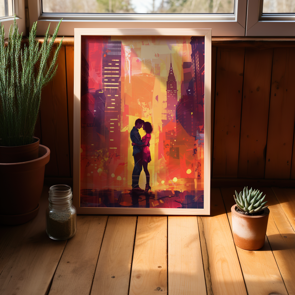 Urban Romance | Metal Framed Poster